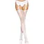 Панчохи Leg Avenue Daisy Dot Fishnet Stockings One Size White - мініатюра 4