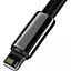 Кабель Baseus Tungsten Gold USB to Lightning 2m Black (CALWJ-A01) [92830] - миниатюра 4