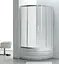 Душова кабіна Eger Tisza Mely 80x80 на глибокому піддоні 599-186, матовий, білий - мініатюра 2