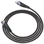 Дата кабель Hoco U95 Freeway 4in1 USB/Type-C to Type-C/Lightning 60W (1.2m) Black - мініатюра 3