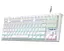 Клавіатура ігрова механічна Aula Mechanical F-3032 White keycaps + 21 Yellow keys KRGD Brown - мініатюра 3