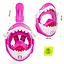 Маска для снорклінгу TSUNAMI Shark повнолицьова, дитяча Pink (P-5905973405430) - мініатюра 5
