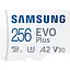 Карта памяти Samsung microSD 256GB C10 UHS-I R130MB/s Evo Plus + SD - миниатюра 2