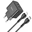 МЗП Hoco N29 PD35W (2USB-C) + кабель Type-C to Lightning Black - мініатюра 2