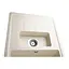 Гранітна мийка Globus Lux Izeo слонова кiстка 780x500 мм - мініатюра 5