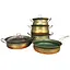 Набір каструль O.M.S. Collection 3045 з гранітним покриттям з кришками Зелений (Туреччина) - мініатюра 1
