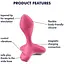 Анальна пробка з вібрацією Satisfyer Game Changer Рожевий - мініатюра 4