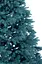 Штучна пухнаста ялинка Еліт (висота-2.80 м) лита (Блакитна) - мініатюра 9