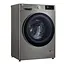 Стиральная машина LG фронтальная 7 кг 1200 A+++ 48 см дисплей пара инвертор серебристый - миниатюра 2