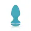 Анальна пробка Cala Azul Blanca Vibrating Anal Plug 8.3 см (бірюзовий) - мініатюра 7