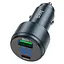 Адаптер автомобильный Hoco Glorious dual-port цифровой дисплей Car charger Z57B |1USB/1Type-C, 63W/3A, PD/QC| - миниатюра 1