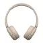 Наушники On-ear WH-CH520 BT 5.2, SBC, AAC, Wireless, Mic, Бежевый Sony teh0013181 - миниатюра 5