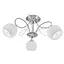 Люстра стельова Brille в спальню E27 60W CH+WH (LK-569C/3) - мініатюра 1