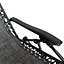 Розкладне крісло шезлонг Leobro Zero Gravity Dark Grey (LB-ZGC-A1-DGR) - мініатюра 4