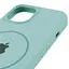 Чохол Epik Silicone Case Full Protective AA with MagSafe для Apple iPhone 15, 6.1 Бірюзовий/Light Turquoise - мініатюра 4