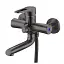 Смеситель для ванны Zegor PUD3-A045MG однорычажный с душевым набором Графитовый 30412 - миниатюра 1