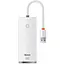 Хаб конвертер разветвитель Baseus Lite Series 4-in-1 Usb-A to 4xUsb 3.0 белый 25 cm WKQX030002 - миниатюра 1