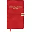 Щотижневик датований Buromax Velour 2026 85 x 153 мм штучна шкіра червоний (BM.2891-05) - мініатюра 1