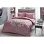 Комплект постільної білизни TAC Romy Pink Євро Різнобарвний 000230021 - мініатюра 1
