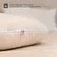 Подушка Sonex Basic Flex для беременных и отдыха П-образная антиаллергенная 135x68x25 бежевая (SO102579) - миниатюра 5