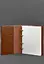 Шкіряний блокнот на кільцях (софт-бук) 9.0 з твердою коричневою обкладинкою - мініатюра 3
