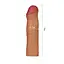 Насадка на пенис Lovetoy Revolutionary Silicone Nature Extender 17.8 см коричневый - миниатюра 2