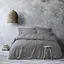 Постельное белье Lotus Home Washed cotton - Solid antracite семейный - миниатюра 2