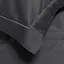 Простирадло з наволочками Lotus Home Dakota Modern сатин Рremium 240х260 см антрацит (svt-2000022346283) - мініатюра 3