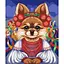 Набор для росписи ArtCraft Лисичка-сестричка 40 x 50 см (11542-AC) - миниатюра 1