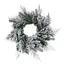 Штучний різдвяний вінок засніжений Lugi TD-VINSN Святковий 60 см - мініатюра 1