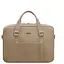Шкіряна сумка для ноутбука та документів світло-бежева - мініатюра 1