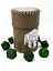 Настольная игра Планета Ігор Чаша для кубиков D20 (коричневая) (Dice cup D20 brown) (pi-dc005) - миниатюра 4