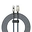 Кабель Baseus Unbreakable Series Fast Charging Data Cable USB to iP 2.4A 2m Stellar White - мініатюра 1