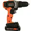 Аккумуляторная дрель-шуруповерт Black+Decker с АКБ и ЗП BCD003C1 - миниатюра 4