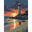 Картина по номерам Strateg Маяк на западе 30х40 см (SS-1299) - миниатюра 1