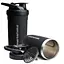 Шейкер спортивний SmartShake металевий Reforce Stainless Steel 30oz/900 мл Black (11150103) - мініатюра 3