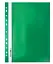 Папка-швидкозшивач E38504-04 Economix Light з прозорим верхом А4 з перфорацією глянець, зелений (4044572385185) - мініатюра 1