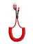 Кабель пружина Baseus Fish eye Spring USB - Type-c CATSR-09 червоний - мініатюра 1