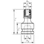 Адаптер Wurth 1/4" 4kt - 1/4" 6kt (071511 01) - мініатюра 2