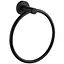 Тримач для рушника кільце Rea 332915A Mist 05 black REA-06904 Чорний матовий - мініатюра 1