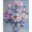 Алмазная мозаика Strateg ПРЕМИУМ Ваза с цветами без подрамника размером 40х50 см (ZAV4050-45) - миниатюра 1