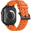 Ремешок Hoco WA35 Emir series thickened silicone strap для Apple watch 44/45/46/49mm Orange - миниатюра 2