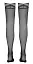 Чулки Cottelli Collection Legwear Hold-Up 2 черный - миниатюра 3