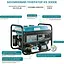 Генератор Синхронний KonnerSohnen KS 3000E, 230В, 3.0кВт, електростартер, 46.1кг / 2600 Вт / Бензин (KS3000E) - мініатюра 10