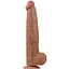 Фаллоимитатор LoveToy Sliding-Skin Dual Layer Dong King Sized 34 см коричневый - миниатюра 1