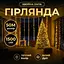 Новорічна гірлянда кімнатна роса Garlando D1500L50MWY 50 м 1500 LED Хвойна лапа білий дріт Жовте сяйво Garlando D1500L50MWY - мініатюра 8