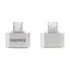 Перехідник Otg Remax MicroUSB usb RA-OTG Silver сріблястий - мініатюра 4