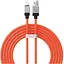 Кабель Baseus CoolPlay Series Fast Charging Cable USB to iP 2.4A 1 м Orange - миниатюра 1