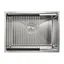Кухонна мийка під стільницю декор NSS-5742, Нержавіюча сталь - мініатюра 1
