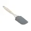 Лопатка кухонная силиконовая с деревянной ручкой 22.5 см, Profsil Серый 87192 - миниатюра 1